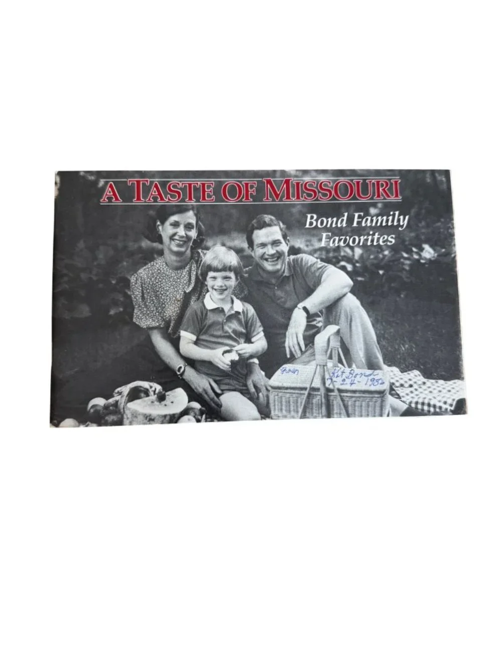 A Taste Of Missouri Bond Family Favorites Cookbook Signed Recipes Kit Carolyn